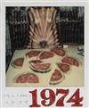 KRIMS, LES (1943- ) ""Chicken Pisher Pitcher Picture"" * ""Nude with Watermelon Slices.""